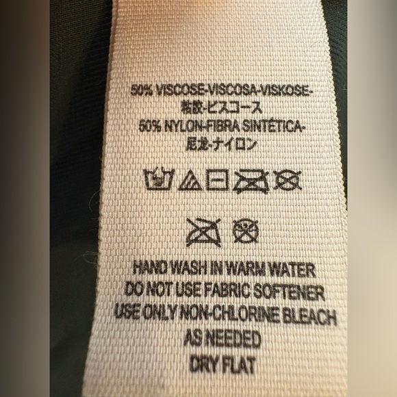 Free People Nightbird Velvet Fringe Kimono Duster Green One Size - Picture 9 of 9